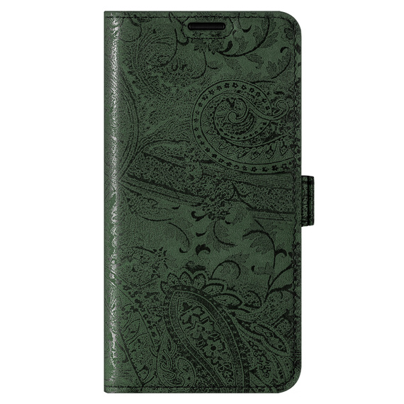 Echtleder Klapphülle Premium – Samsung Galaxy S25 - Floral