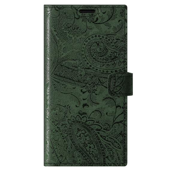 Echtleder Klapphülle – Samsung Galaxy S25 Ultra - Floral